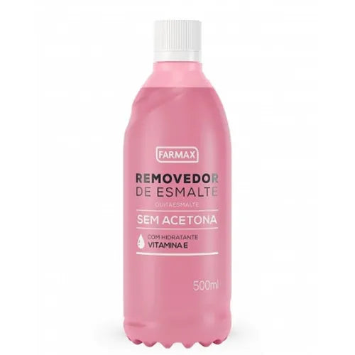 REMOVEDOR DE ESMALTE SEM ESMALTE 500ML - FARMAX