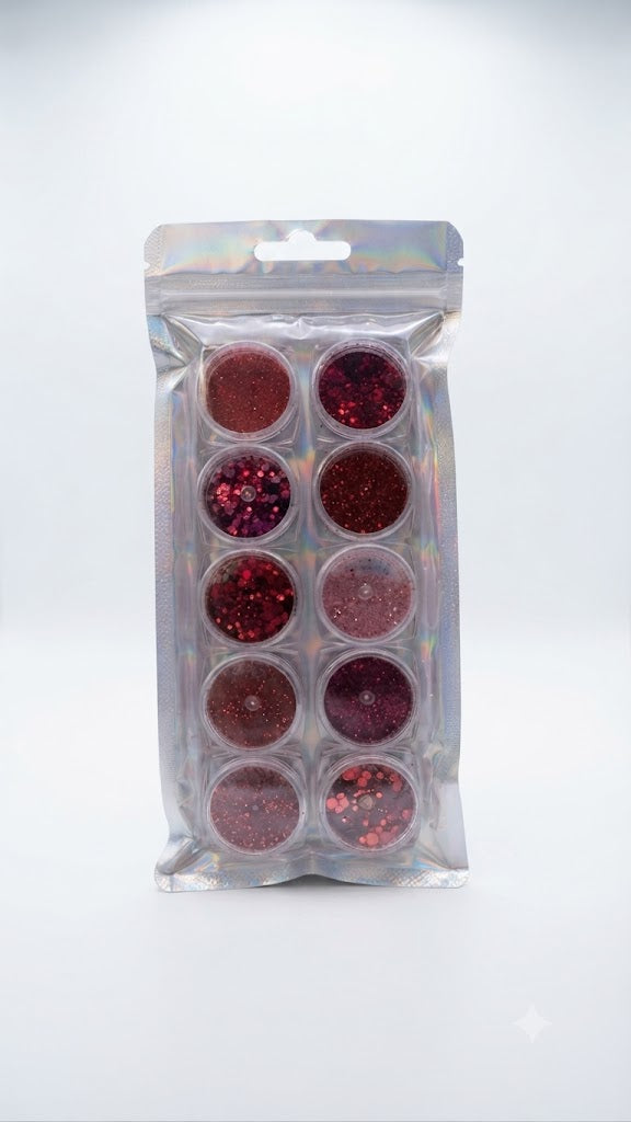 KIT GLITTER PARA UNHAS - INVILA
