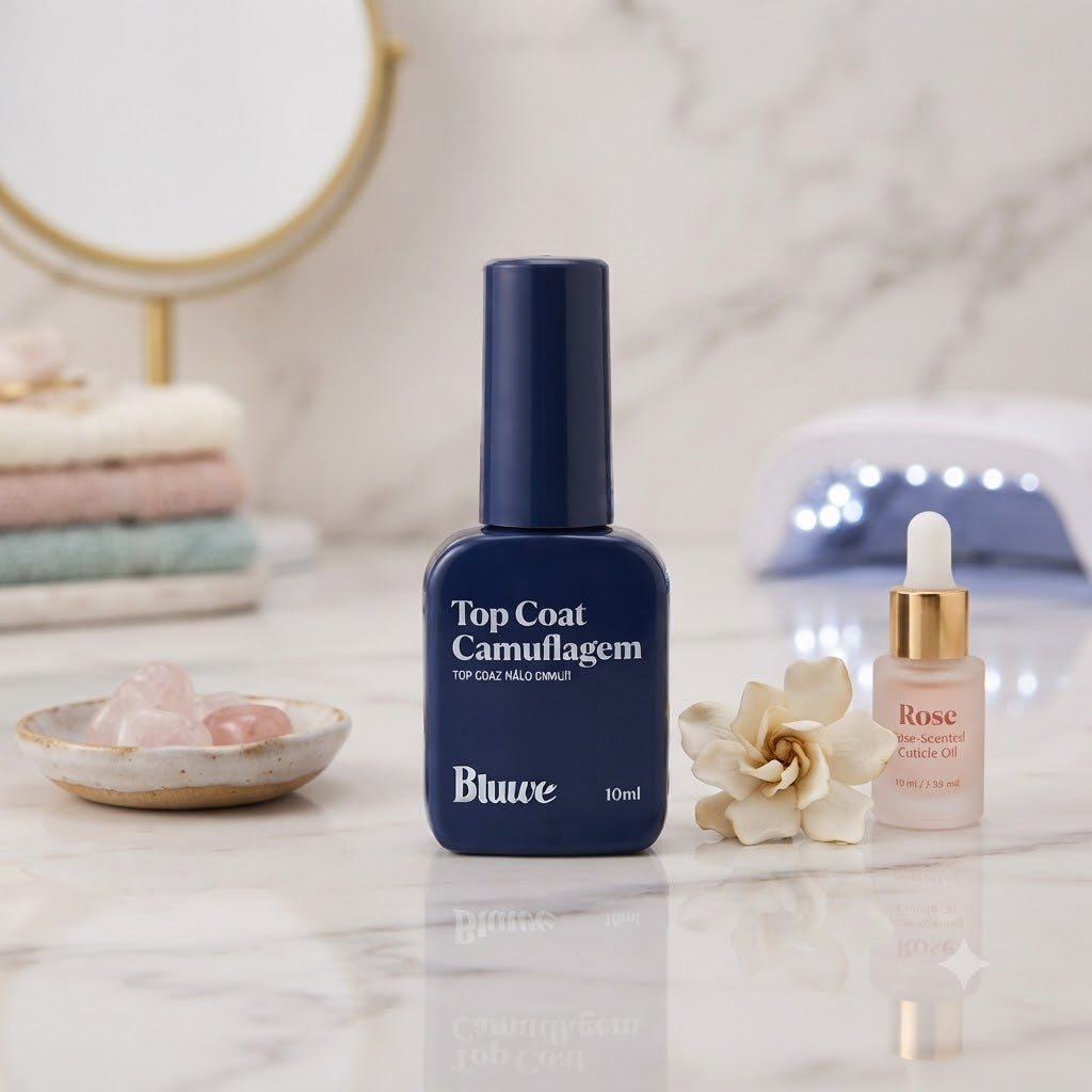 TOP COAT CAMUFLAGEM UNIVERSAL BEGE 11ML - BLUWE