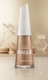 ESMALTE RISQUE 8ML OURO NUDE