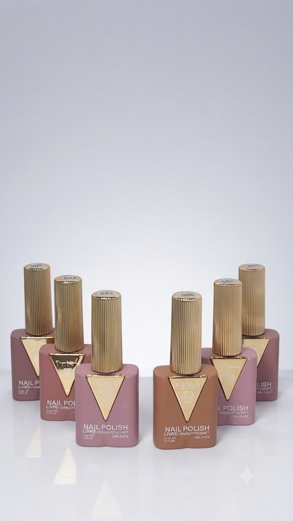 ESMALTE EM GEL 12ML COLEÇAO NUDE ESSENCIAL - FANS NAILS