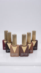 ESMALTE EM GEL COLEÇAO MARROM INTENSO 12ML - FAN NAILS
