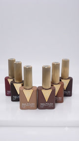 ESMALTE EM GEL COLEÇAO MARROM INTENSO 12ML - FAN NAILS
