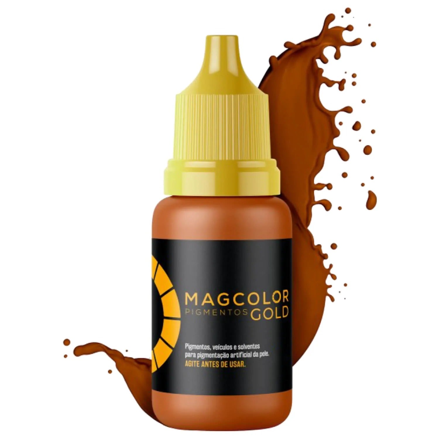 PIGMENTO MAG COLOR CASTANHO CLARO 5 ML INVILA - Tudo para unhas em gel