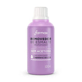 REMOVEDOR DE ESMALTE SEM ACETONA UVA 100ML - FARMAX INVILA - Tudo para unhas em gel