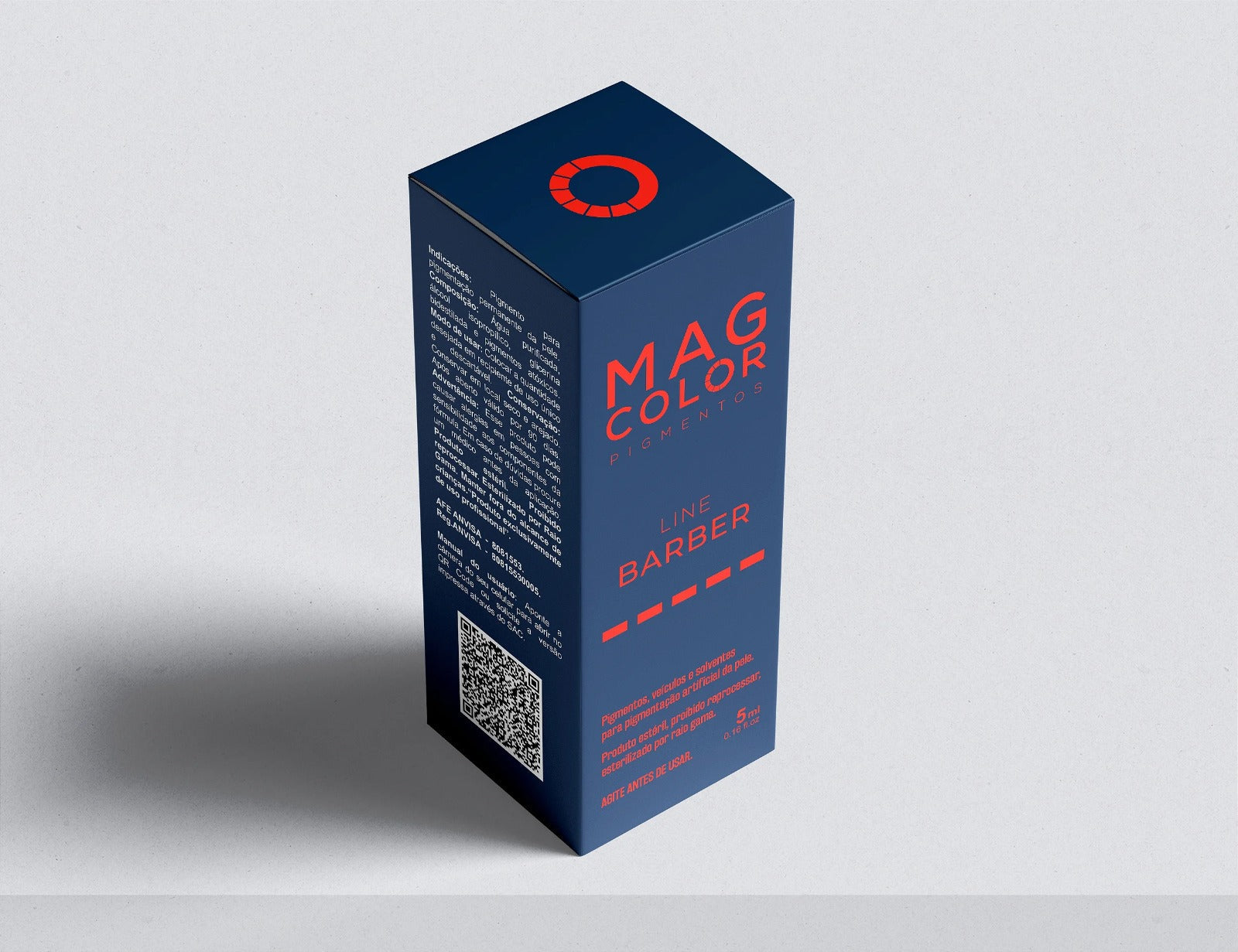 PIGMENTO MAG COLOR LINE BARBER ESCURO INVILA - Tudo para unhas em gel