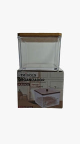 ORGANIZADOR PLASTICO AMIGOLD 9.5 X 9.8 CM INVILA - Tudo para unhas em gel