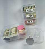 KIT BROCA DISCO MANDRIL COM REFIL 80-120-180 INVILA - Tudo para unhas em gel