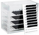 PORTA CILIOS ACRILICO- 6 SLOTS INVILA - Tudo para unhas em gel