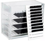 PORTA CILIOS ACRILICO- 6 SLOTS INVILA - Tudo para unhas em gel