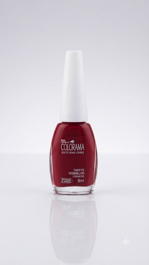 ESMALTE TAPETE VERMELHO - COLORAMA