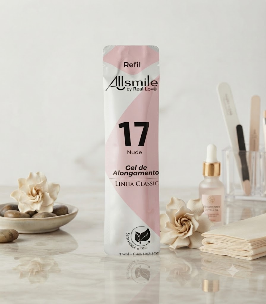 GEL DE ALONGAMENTO 17 NUDE - REAL LOVE