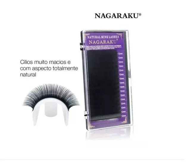 CÍLIOS NAGARAKU 0.05D- 12MM INVILA - Tudo para unhas em gel