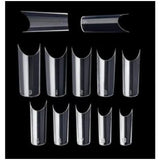 TIPS CURVATURA C TRANSPARENTE - 100 UND INVILA - Tudo para unhas em gel