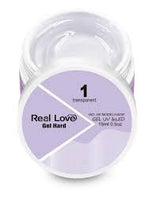 GEL HARD 1 TRANSPARENTE 15ML - REAL LOVE INVILA - Tudo para unhas em gel