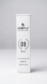 GEL CONSTRUTOR REFIL 08 WHITE 15ML - DAFU