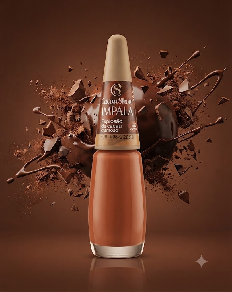 ESMALTE IMPALA EXPLOSAO DE CACAU - COLEÇAO CACAU SHOW