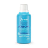 REMOVEDOR FARMAX BASE ACETONA 80ML INVILA - Tudo para unhas em gel