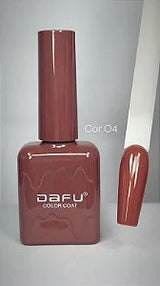 ESMALTE DAFU COLOR MARROM 04- 10ML INVILA - Tudo para unhas em gel