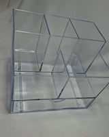 PORTA PINCEL COM GAVETA TRANSPARENTE INVILA - Tudo para unhas em gel