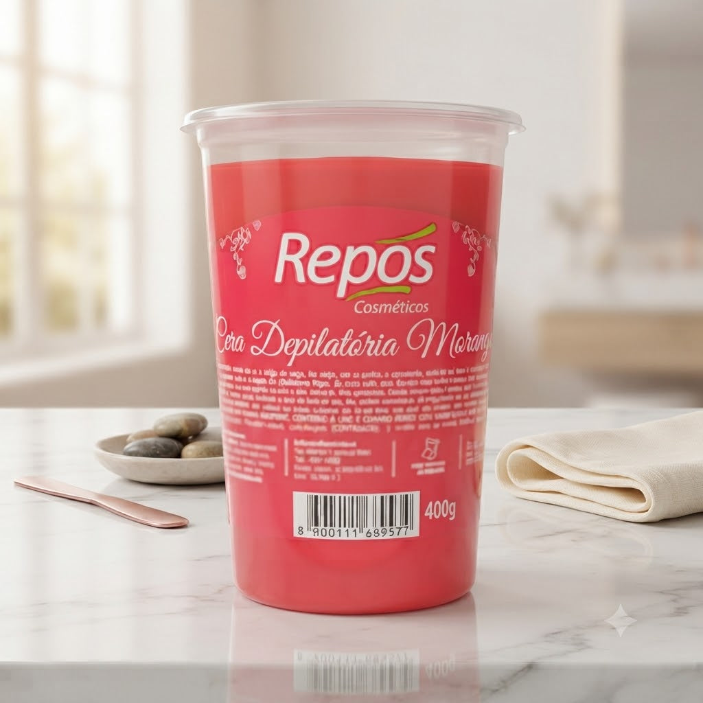 CERA DEPILATORIA MORANGO 400G - REPOS