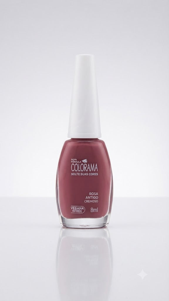 ESMALTE 8ML ROSA ANTIGO - COLORAMA