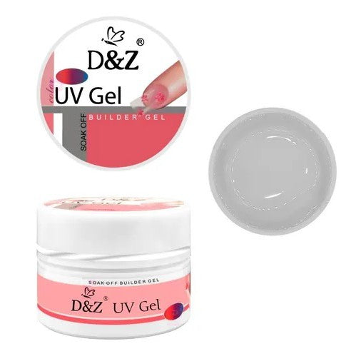 GEL D&Z BUILDER GEL WHITE 2- 15ml INVILA - Tudo para unhas em gel